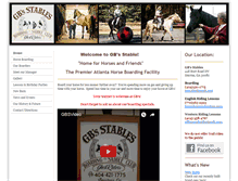 Tablet Screenshot of gbstable.com